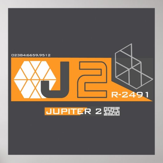 Jupiter 2 geïnspireerd door verlies in ruimte poster (Voorkant)