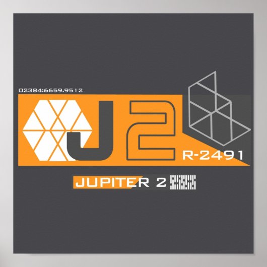 Jupiter 2 geïnspireerd door verlies in ruimte poster (Voorkant)