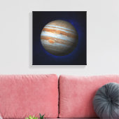 Jupiter 3 canvas afdruk (Insitu (Woonkamer))