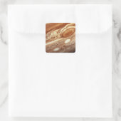 Jupiter 5 vierkante sticker (Tas)