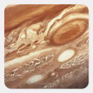 Jupiter 5 vierkante sticker
