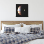 Jupiter 5e planeet met Cassini zonnestelsel Canvas Afdruk (Insitu (Slaapkamer))