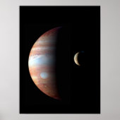 Jupiter 5e planeet met Cassini zonnestelsel Poster (Voorkant)