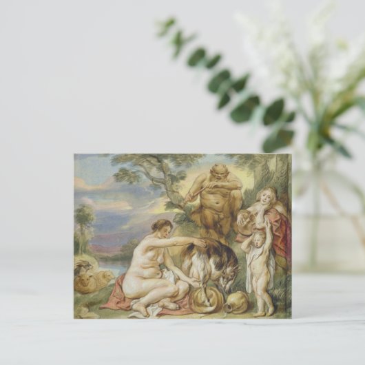 Jupiter als kind briefkaart (Staand voorkant)