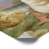 Jupiter als kind poster (Hoek)