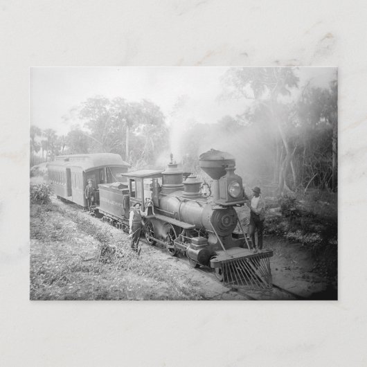 Jupiter and Lake Worth Railroad, 1897 Briefkaart (Voorkant)