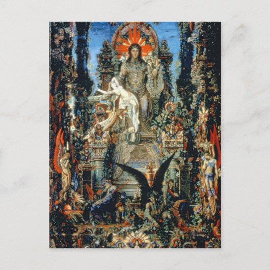 Jupiter and Semele, 1894-95 (olie op canvas) Briefkaart (Voorkant)