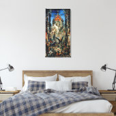Jupiter and Semele, 1894-95 (olie op canvas) Canvas Afdruk (Insitu (Slaapkamer))