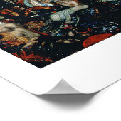 Jupiter and Semele, 1894-95 (olie op canvas) Poster (Hoek)