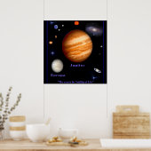 Jupiter art Poster (Keuken)