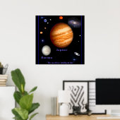 Jupiter art Poster (Thuiskantoor)