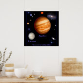 Jupiter art Poster (Keuken)