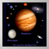 Jupiter art Poster (Voorkant)