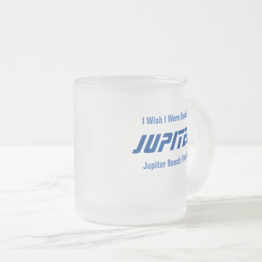 Jupiter Beach Florida Coffee Mok (Voorkant rechts)