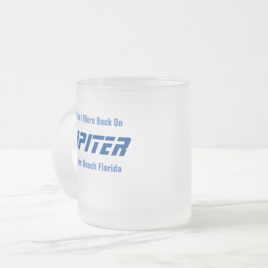Jupiter Beach Florida Coffee Mok (Voorkant links)