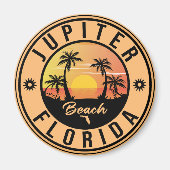 Jupiter Beach Florida Surf - Travel Souvenirs Magneet (Voorkant)