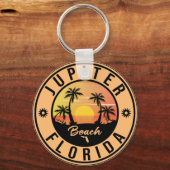 Jupiter Beach Florida Surf - Travel Souvenirs Sleutelhanger (Voorkant)