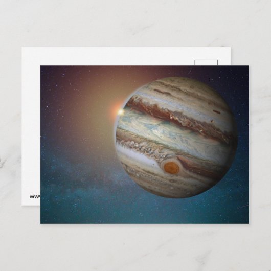 Jupiter Briefkaart (Voorkant / Achterkant)