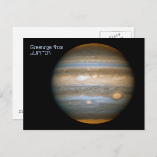 Jupiter Briefkaart (Voorkant / Achterkant)