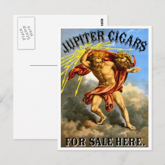 Jupiter Cigars 1868 Briefkaart (Voorkant / Achterkant)