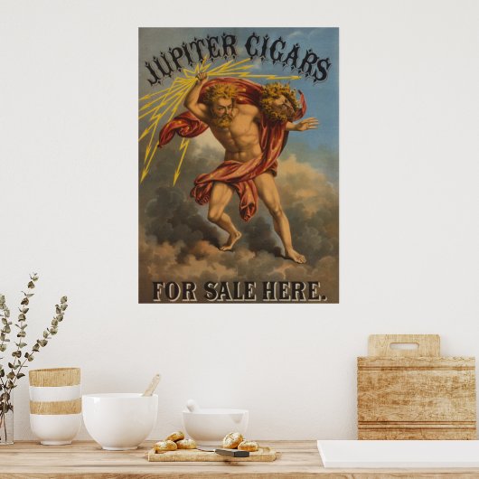Jupiter Cigars Poster (Keuken)