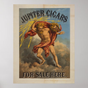Jupiter cigars voor verkoop hier poster