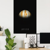 Jupiter - De gigantische gaskoning met de grote ro Poster (Thuiskantoor)
