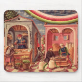 Jupiter, details van de groente- en graanhandel muismat (Voorkant)