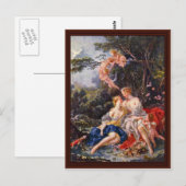 Jupiter en Callisto door François Boucher Briefkaart (Voorkant / Achterkant)