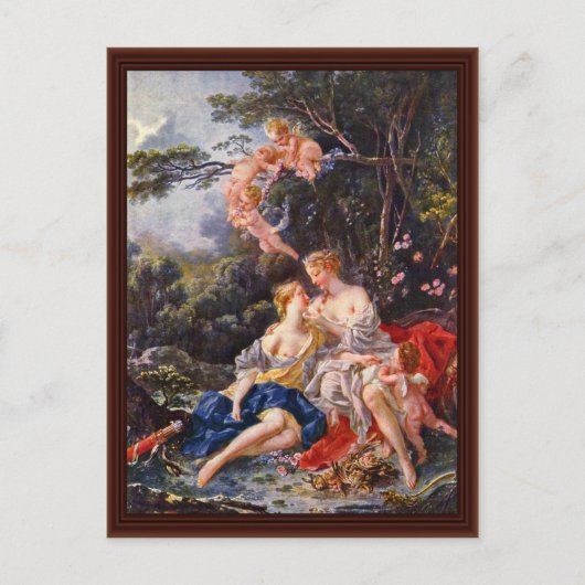 Jupiter en Callisto door François Boucher Briefkaart (Voorkant)