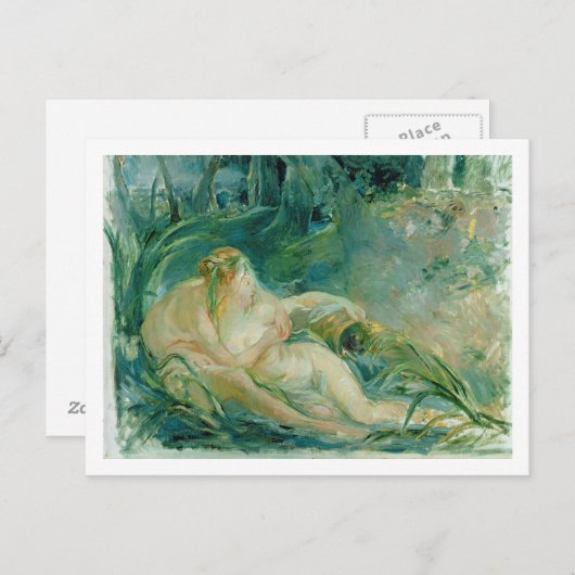 Jupiter en Callisto na een schilderij van Boucher Briefkaart (Voorkant / Achterkant)