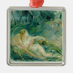 Jupiter en Callisto na een schilderij van Boucher Metalen Ornament