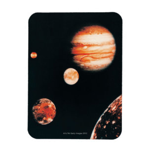 Jupiter en de Galileo-satellieten Magneet