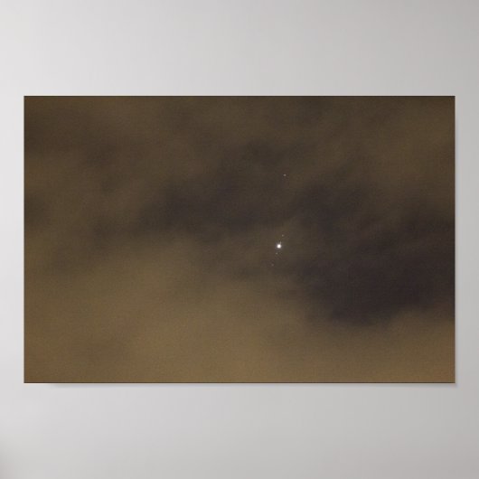 Jupiter en de Meer van Galilea Poster (Voorkant)