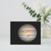 Jupiter en Europa Briefkaart (Staand voorkant)