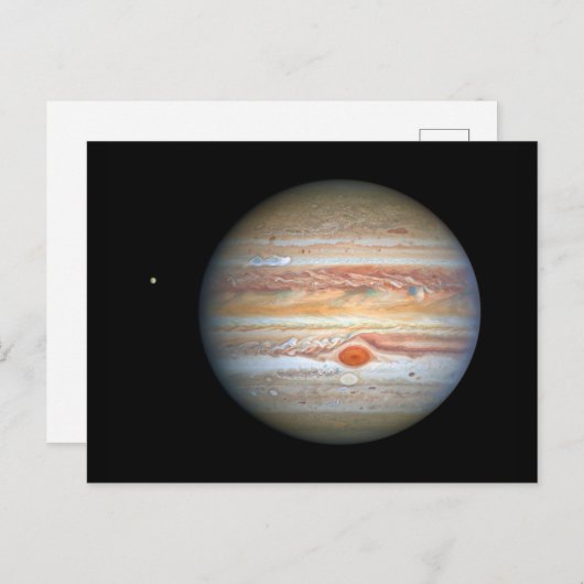 Jupiter en Europa Briefkaart (Voorkant / Achterkant)