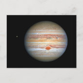 Jupiter en Europa Briefkaart (Voorkant)