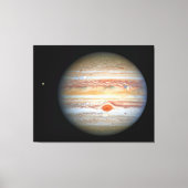 Jupiter en Europa Canvas Afdruk (Voorkant)