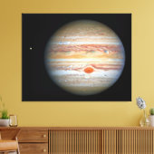 Jupiter en Europa Canvas Afdruk (Insitu (Woonkamer))