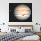 Jupiter en Europa Canvas Afdruk (Insitu (Slaapkamer))