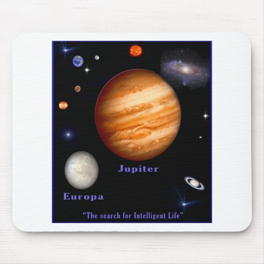 Jupiter en Europa Muismat (Voorkant)