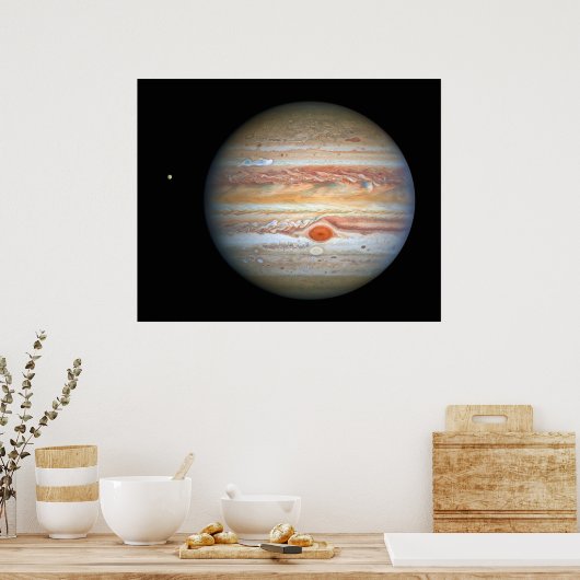 Jupiter en Europa Poster (Keuken)