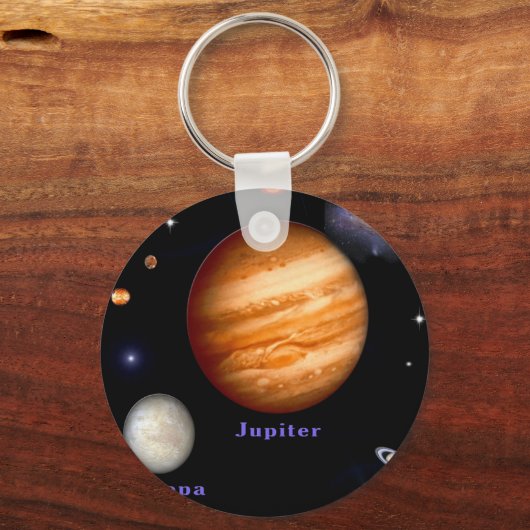 Jupiter en Europa Sleutelhanger (Voorkant)