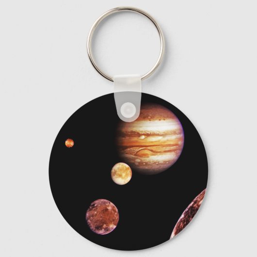Jupiter en Hare Moons Sleutelhanger (Voorkant)