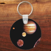 Jupiter en Hare Moons Sleutelhanger (Voorkant)
