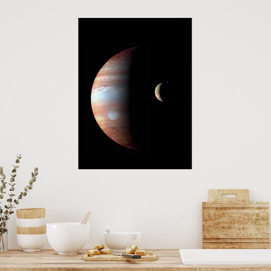 Jupiter en Io Poster (Keuken)