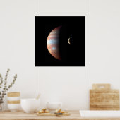 Jupiter en Io-Poster Poster (Keuken)