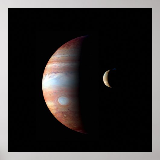 Jupiter en Io-Poster Poster (Voorkant)
