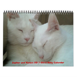 Jupiter en Kona's Kat Calender 2011-2012 Kalender