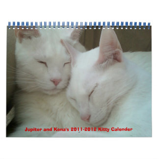 Jupiter en Kona's Kat Calender 2011-2012 Kalender